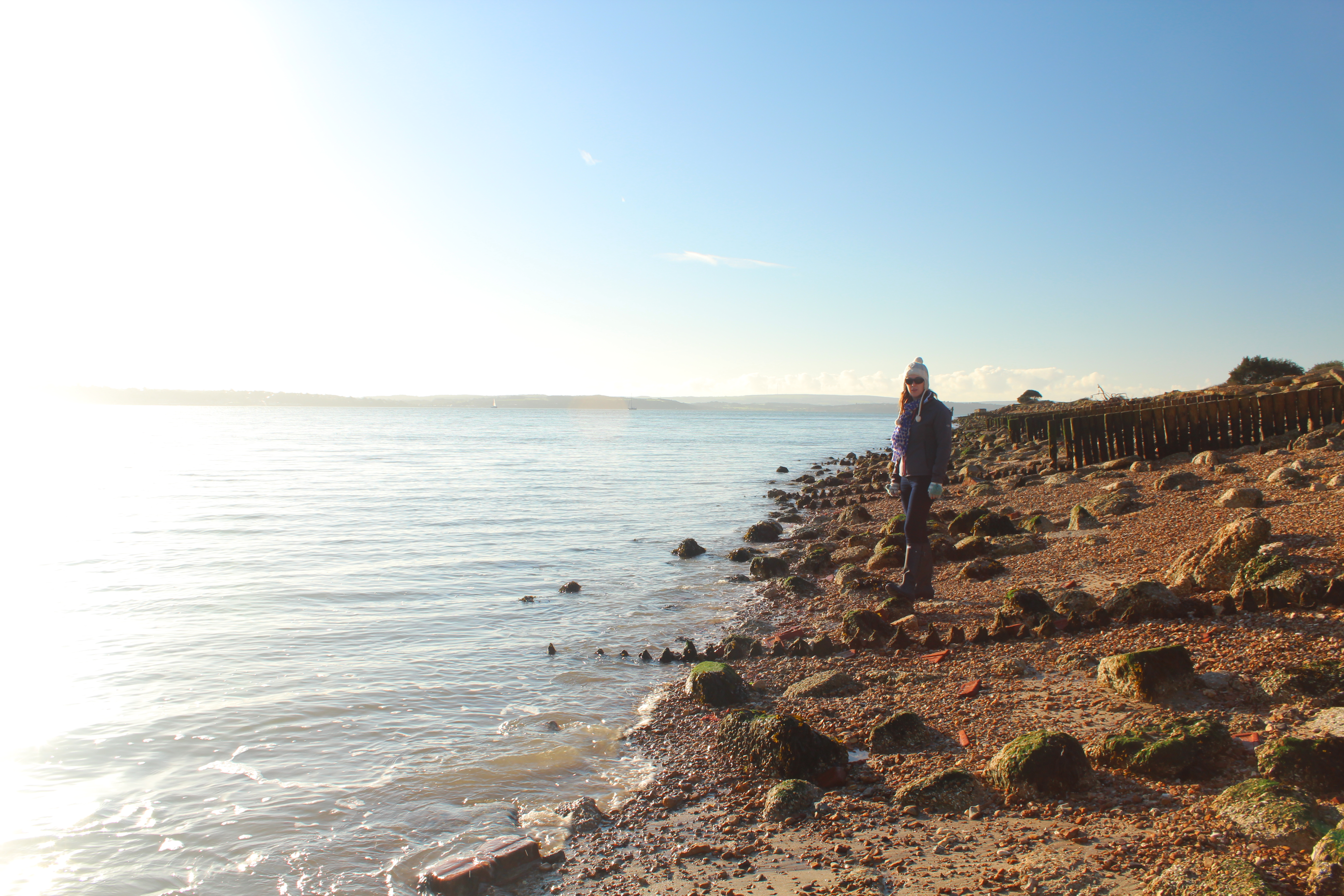 A sunny January morning at Lepe – dodging the #winterblues