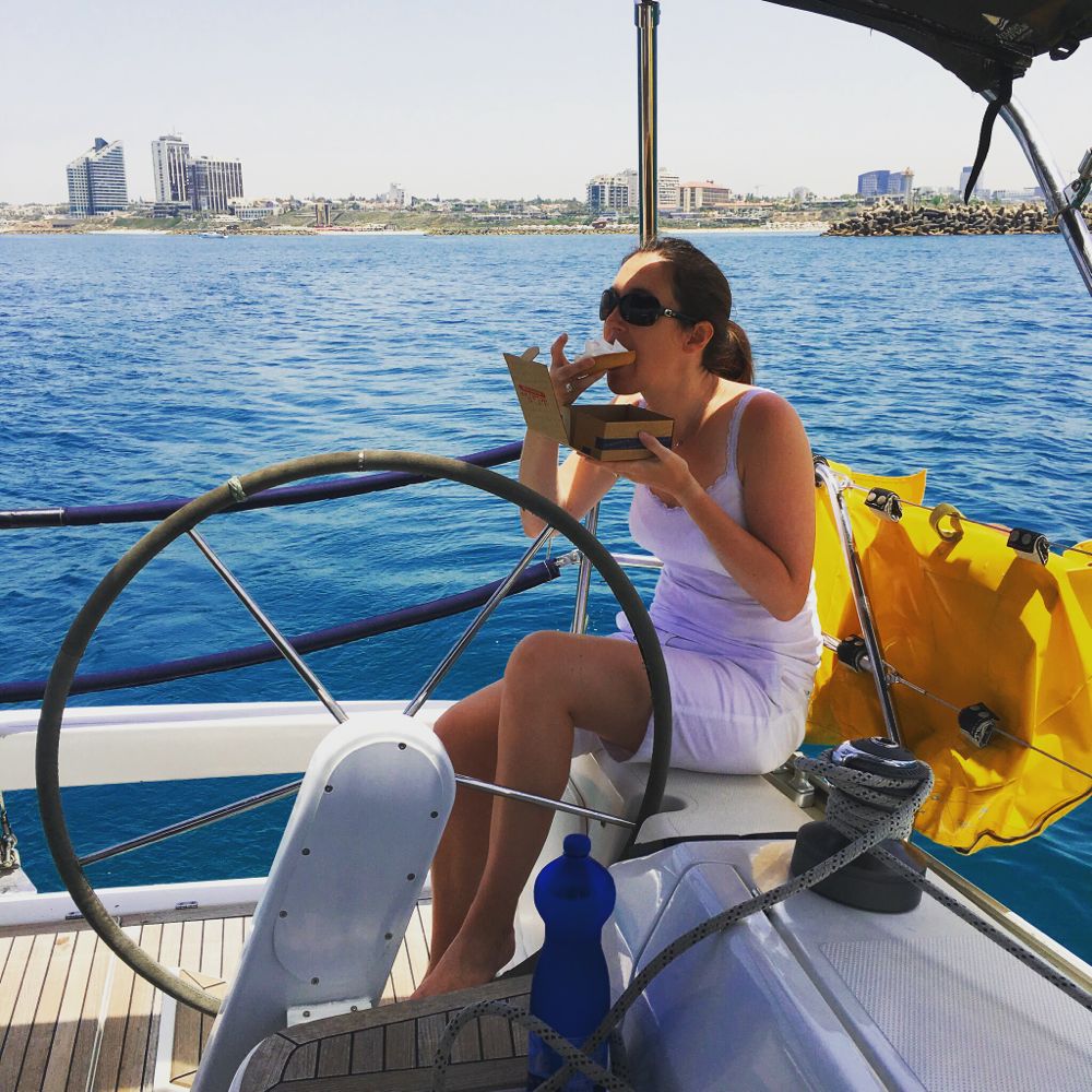 Eating our way through Israel - Travel with Penelope & Parker - Cake & Sailing