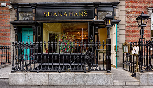 Favourite dining experiences - Travel with Penelope & Parker - Shanahan's Dublin