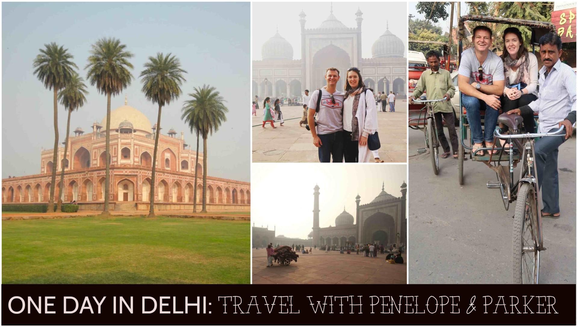 One day in Delhi - Travel with Penelope and Parker