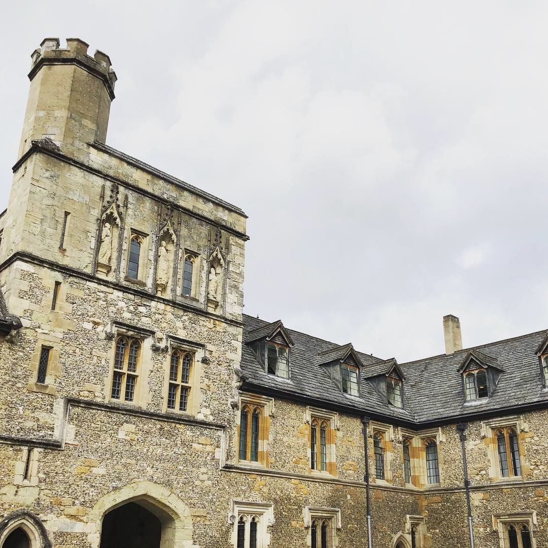 Exploring Winchester College as part of Heritage Open Days