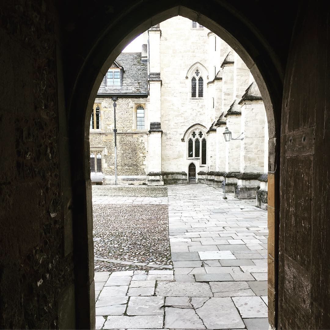 Exploring Winchester College as part of Heritage Open Days