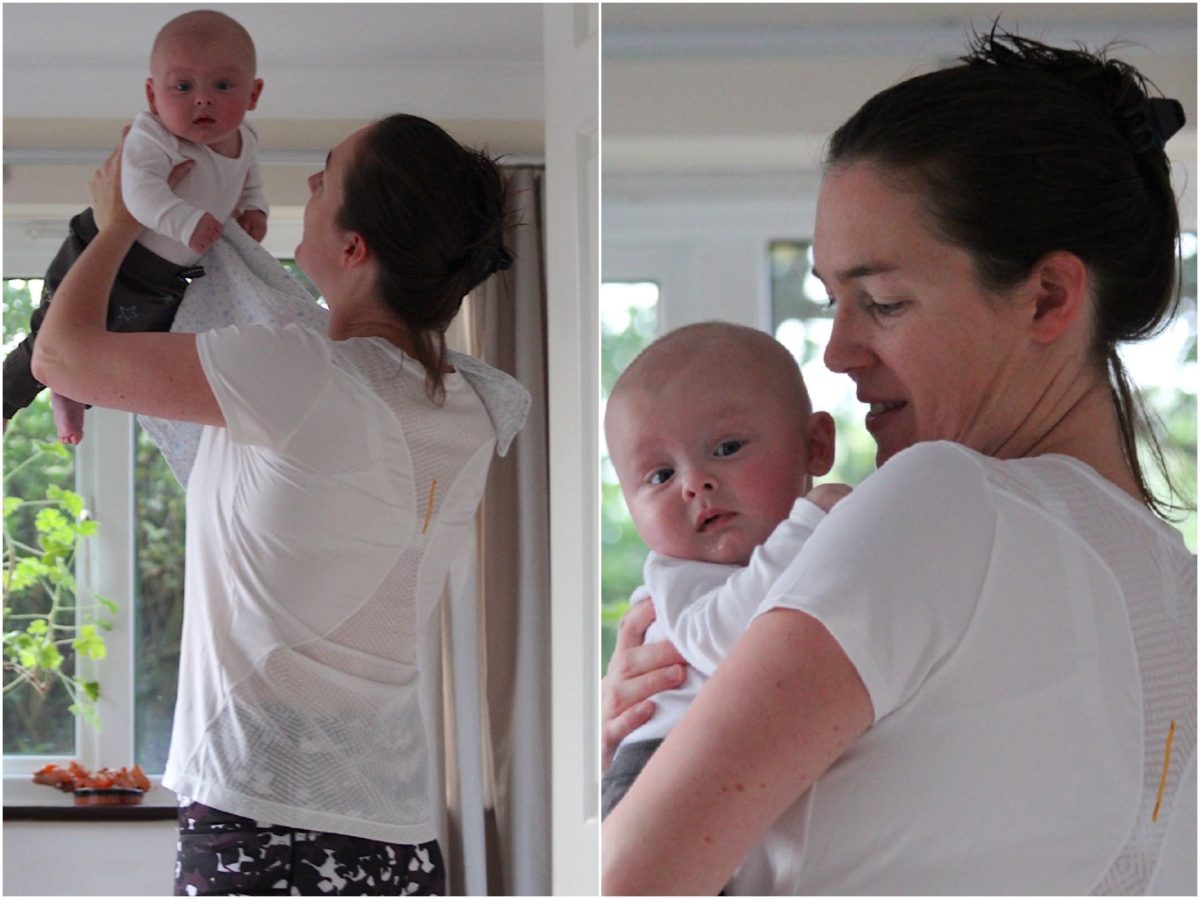 SWAPPING SUITS FOR ACTIVEWEAR WITH UK LINGERIE - Penelope Parker & Baby
