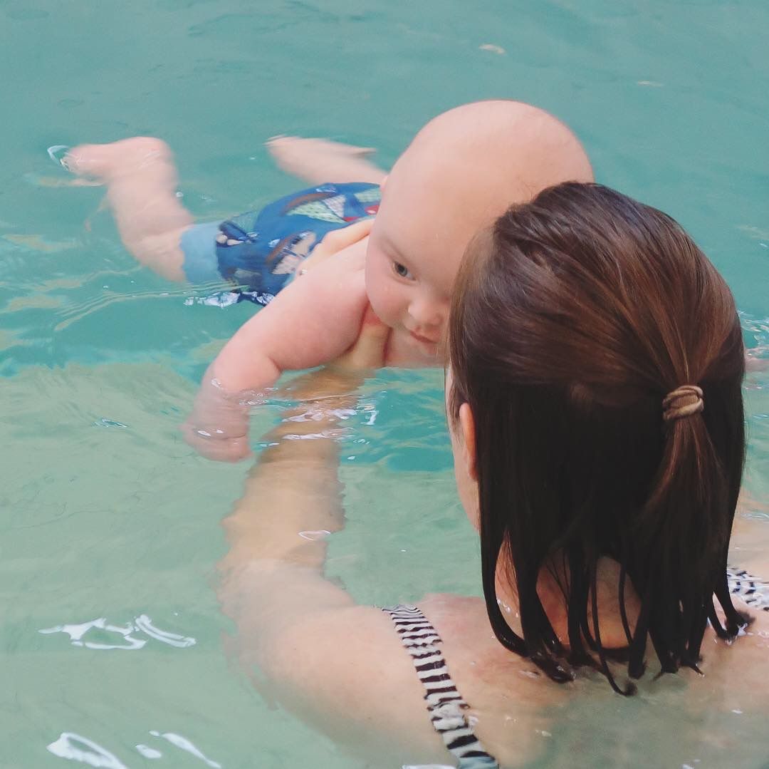 Learn to swim with Baby Paddlers - Penelope, Parker & Baby